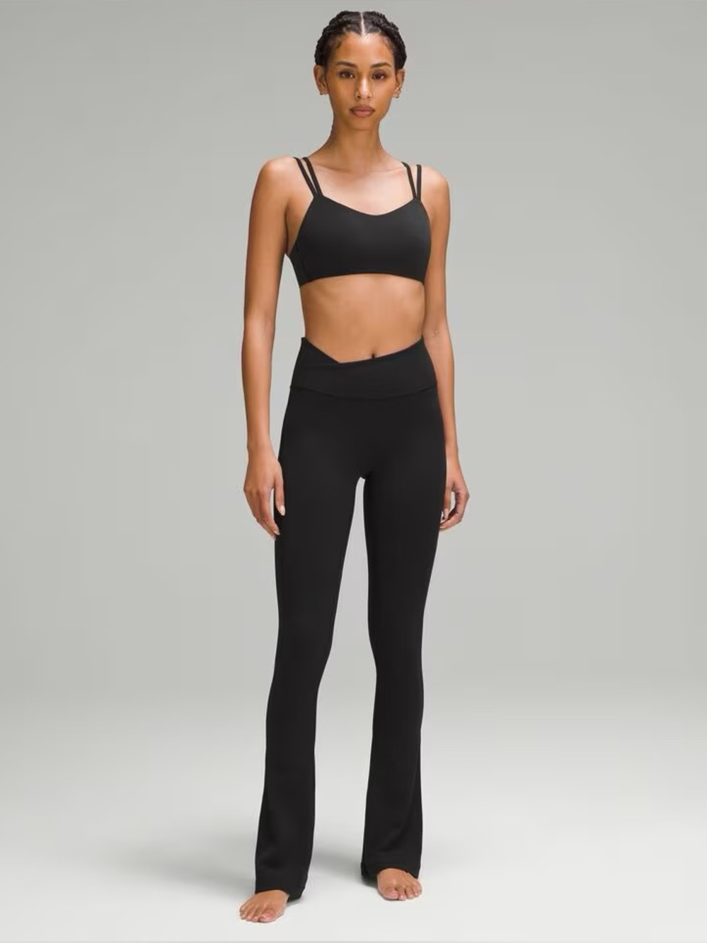 Lululemon align asymmetrical waist mini flare 32” leggings size 6
